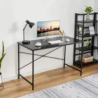 Ebern Designs Metal Frame Home Office Writing Desk