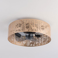 Millwood Pines Benil 18'' Ceiling Fan with Light Kit