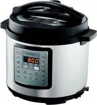 6-QUART MULTI-FUNCTION PRESSURE COOKER - Seals in steam to cook food quickly and preserve nutrients!