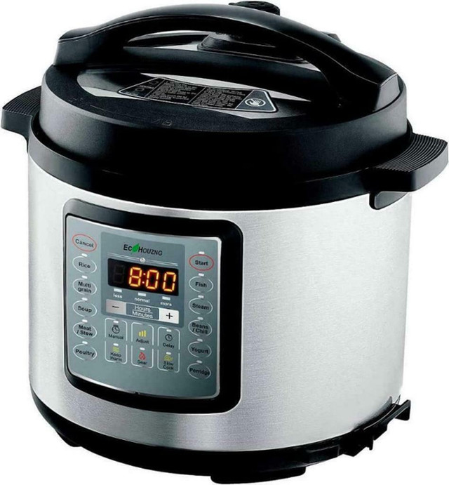 6-QUART MULTI-FUNCTION PRESSURE COOKER - Seals in steam to cook food quickly and preserve nutrients! in Microwaves & Cookers in Ontario
