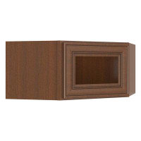 HomLux Diagonal Corner Wall Cabinet ,with Adjustable Shelves and Soft Close Hinges,27"W X 12"H X 15"D