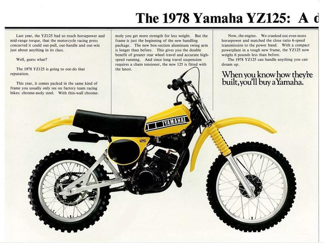 1978 Yamaha YZ125 Plastic Gas Tank in Motorcycle Parts & Accessories in Ontario - Image 2