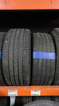 265 45 21 2 Continental CrossContact Used A/S Tires With 95% Tread Left