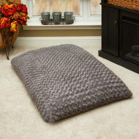 Tucker Murphy Pet™ Tucker Murphy Pet™ Grey Soft Rectangular Pet Bed, Large Furry Dog Bed, Cat Bed For Indoor Outdoor Use