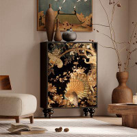 LORENZO Chinese style highstand cabinet multi-functional