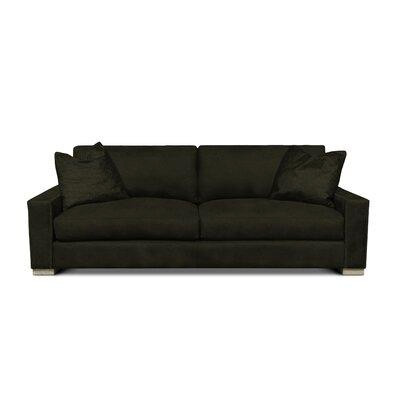 Eleanor Rigby Uptown Cowboy 96" Genuine Leather Square Arm Sofa in Couches & Futons