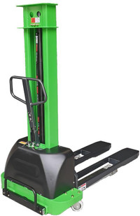 NEW 2200 LBS PORTABLE ELECTRIC FORKLIFT PALLET JACK STACKER ES121000