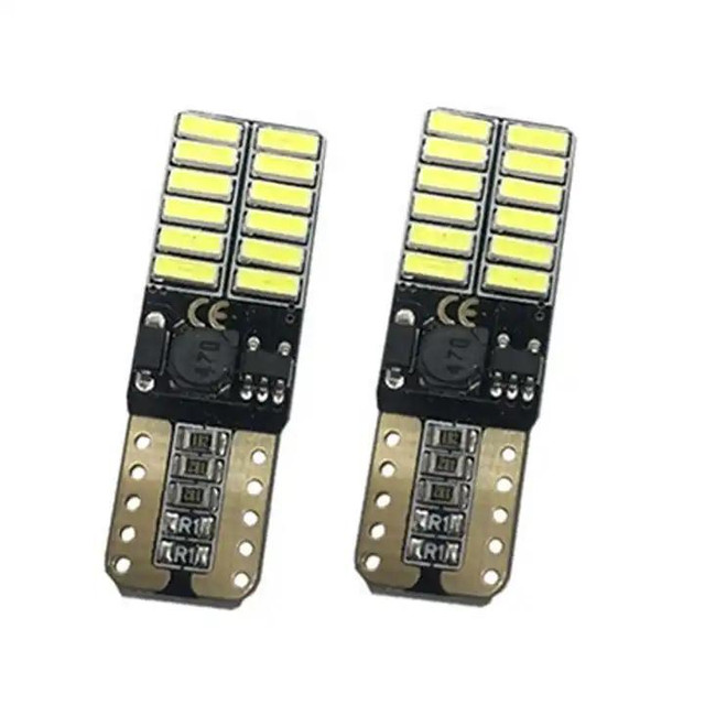 CAR LED A02-T10-24SMD bulbs (PACK OF 10) 7 Colors available in Other Parts & Accessories - Image 2