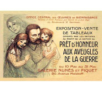 Buyenlarge Pret d'Honneur aux Aveugles de la Guerre by Theophile Alexandre Steinlen Vintage Advertisement