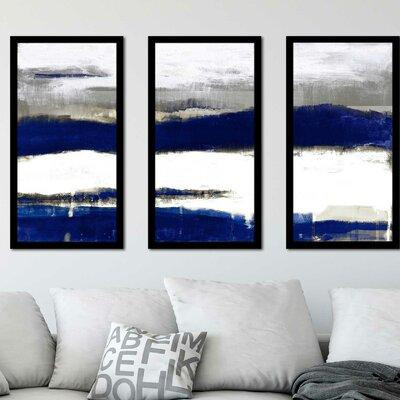 Ebern Designs 'Royal Stratascape' Acrylic Painting Print Multi-Piece Image in Arts & Collectibles
