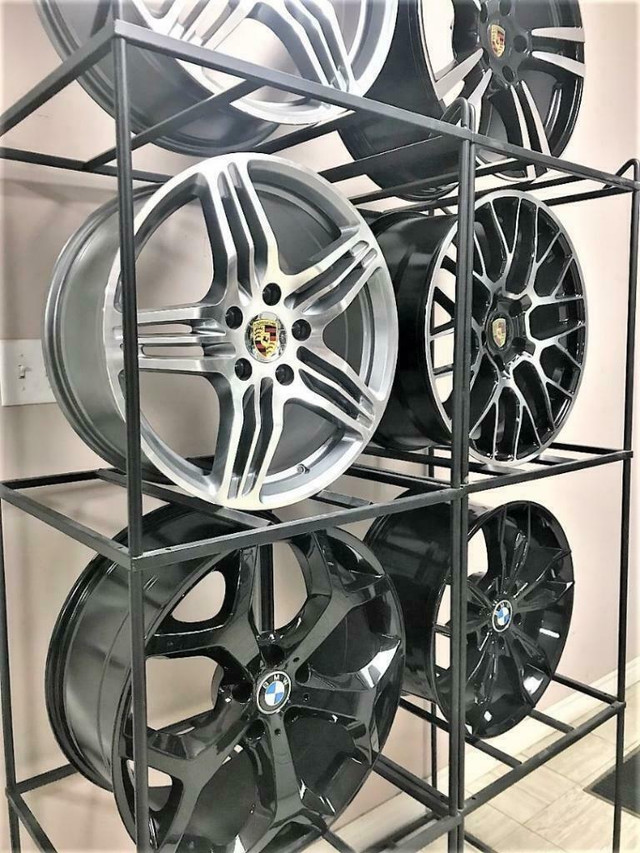 FREE INSTALL! SALE! Brand New ; 5x112 REPLICA BLACK ALLOY WHEELS; FINANCING AVAILABLE! `1 Year Warranty` in Tires & Rims in Toronto (GTA) - Image 3