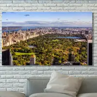 Made in Canada - Picture Perfect International 'New York Central Park I' Photographic Print on Wrapped Canvas