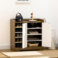 Ebern Designs 13 Pair Shoe Storage Cabinet