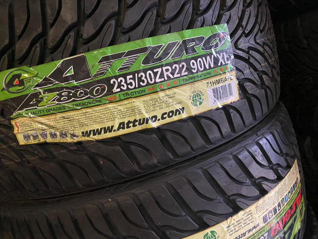 FOUR NEW 235 / 30 R22 ATTURO AZ800 TIRES -- SALE in Tires & Rims in Toronto (GTA)