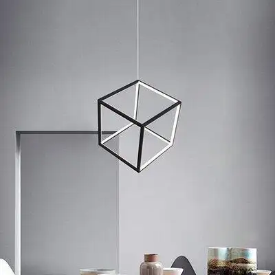 Orren Ellis Yousuf 1 - Light Lantern Square / Rectangle LED Pendant