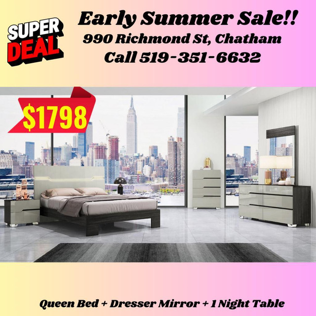 Early Summer Sale on Bedroom Sets! Shop Now!! in Beds & Mattresses in Leamington
