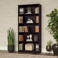 Latitude Run® Furniture Cabot 5 Shelf Bookcase In Espresso Oak