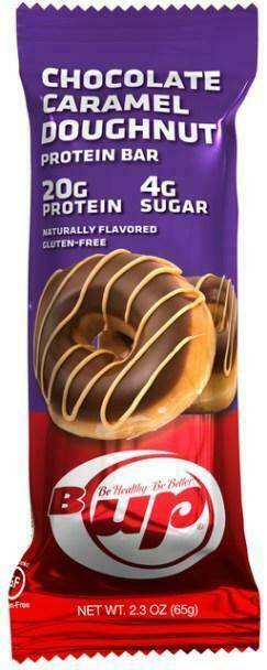 B-UP CHOCOLATE CARAMEL DONUT - LOW SUGAR HIGH PROTEIN - 12 BARS - 12 BARRES in Health & Special Needs in Québec - Image 2