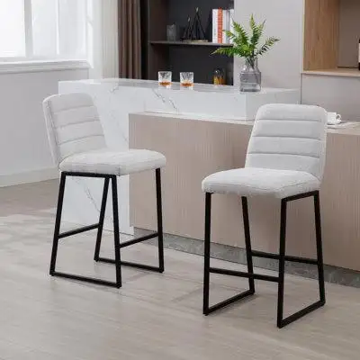 BOSTINS Low Bar Stools  Bar Chairs for Living Room Party Room Kitchen