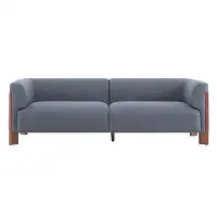 AllModern Wanetta 88'' Upholstered Sofa With Solid Wood Leg