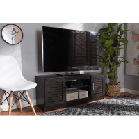 Lefancy.net Lefancy  Gianna Modern and Contemporary Wenge Brown Finished TV Stand