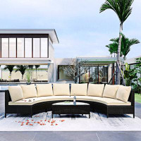 Latitude Run® 5 Pieces Outdoor Patio Sectional Furniture Set