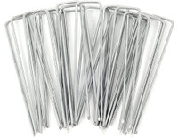 NEW 100 PACK 6 IN LANDSCAPE STAPLES WEED BARRIER 1015702