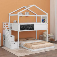 Harper Orchard Alistair Kids Twin Over Full Bunk Bed