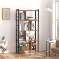 17 Stories Naema 61" H x 29" W Metal Etagere Bookcase