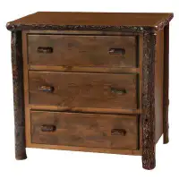 Fireside Lodge Hickory 3 Drawer Chest