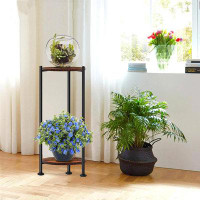 17 Stories 30'' Tall Plant Stands for Indoor Plants, Heavy Duty Indoor Plant Stands, 2 Tier Flower Stand