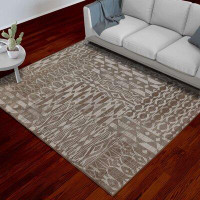 Foundry Select Block Print Collection, Legend, Brown, 7'X10'