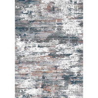 Lofy Rectangle Belgorod Cotton Indoor/Outdoor Area Rug with Non-Slip Backing