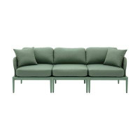 Orren Ellis Galante Moss Green Modular Outdoor Sofa