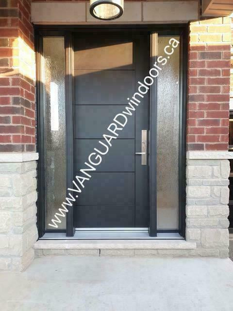 Modern exterior doors. Custom and Exclusive Styles. Steel/Fiberglass/Stainless steel Bars. Manufacture Direct. in Windows, Doors & Trim in Ontario
