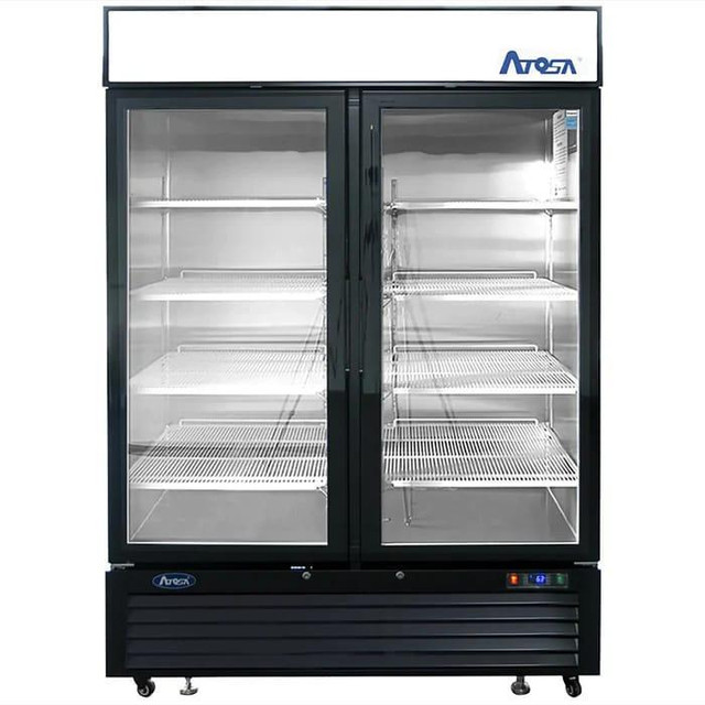 Atosa Double Door 54 Wide Display Refrigerator in Other Business & Industrial