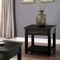 Loon Peak Sarcoxie End Table with Storage