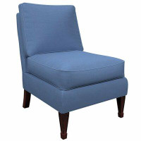 Annie Selke Home Eldorado 24" Wide Polyester Slipper Chair