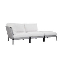 Spectra Home Calabasas 105.5'' Wide Outdoor Patio Sofa with Cushions