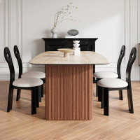 HIGH CHESS Sintered stone dining table and chair rectangular