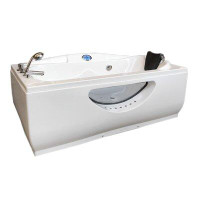 Simba USA Inc Whirlpool White Bathtub Hydrotherapy Spa Hot Tub Paris With Heater