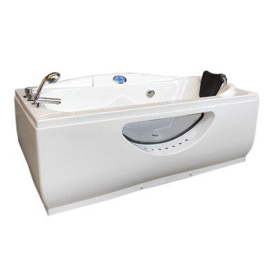 Simba USA Inc Whirlpool White Bathtub Hydrotherapy Spa Hot Tub Paris With Heater in Hot Tubs & Pools