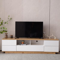 Latitude Run® TV stand for TVs up to 80'' , Media Console with Multi-Functional Storage