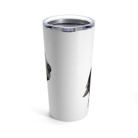 Printify Dog 20 oz Vacuum Insulated Stainless Steel Travel Tumbler