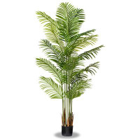 Primrue Faux Palm Plant in Pot