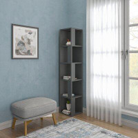 Ebern Designs Sisto 63.39'' H x 13.39'' W Corner Bookcase