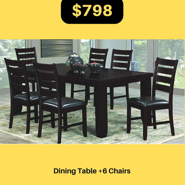 Wooden Dining Set on Sale !! Huge Sale !! in Dining Tables & Sets in Toronto (GTA)