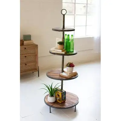 17 Stories Round Multi-Tiered Plant Stand