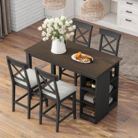 Gracie Oaks Counter Height Dining Table Set