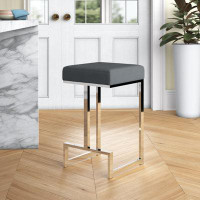 Wade Logan Ehrlich Upholstered Square Stool
